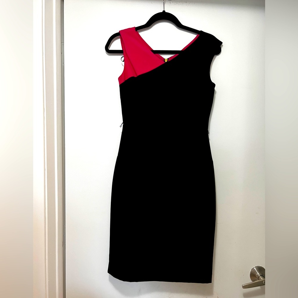 Calvin Klein dress size 4, pink and black